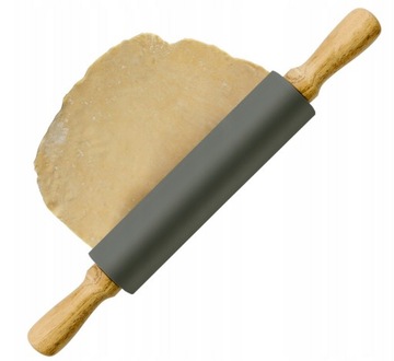 СИЛИКОНОВАЯ ДОСКА 70х50см XXL БОЛЬШАЯ, НЕСКОЛЬЗЯЩАЯ + КАТАЮЩИЙСЯ РОЛИК 38см