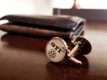 Spinki do Mankietów Koszuli VW Volkswagen dla Taty