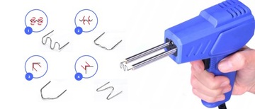 ПЛАСТИКОВЫЙ СКОБ СВАРОЧНЫЙ МАШИНА + Скобы 4 типа + Нож