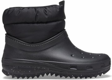 Damskie Buty Zimowe Ocieplane Śniegowce Crocs Classic Neo Puff Shorty 38-39