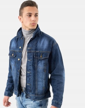 Kurtka Katana Bluza Męska Jeans Jupa 199 L granat