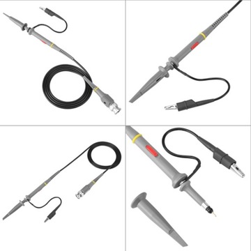 2 szt. Zestaw precyzyjnych sond oscyloskopowych BNC 100 MHz Zacisk