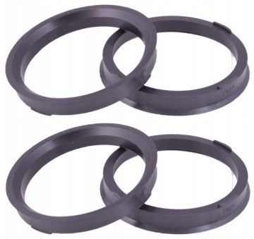 4 центрирующих кольца для дисков 73,1 на 63,4 мм