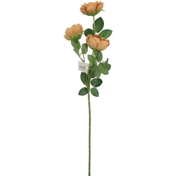 Gałązka 3 mini piwonii 65cm jasno brązowy