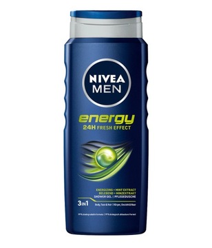 Żel płyn pod prysznic męski NIVEA MEN Energy 500ml