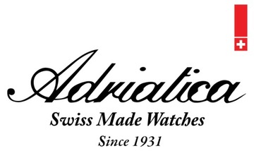 Szwajcarski zegarek Adriatica A3547 Cyrkonie Data