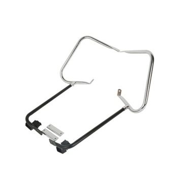 Gmol tylny prawy + lewy Harley Davidson Touring FLH 97-08 chrom / czarny