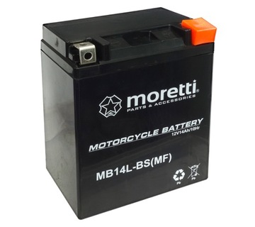Akumulator AGM (Gel) 14Ah MB14L-BS 12V MORETTI