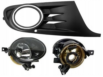 HALOGEN + MŘÍŽKA VW GOLF VI (5K), 2008-2016 PRAVÝ