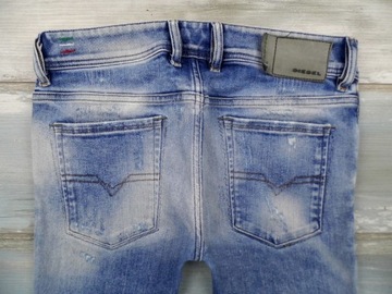 DIESEL SLEENKER SLIM RURKI SPODNIE JEANS 28/30 p78