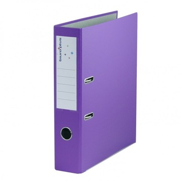 Segregator Biuro Plus A4, 75 mm, fioletowy