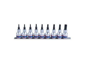 KING TONY NASADKI 1/2'' TORX BIT T20-T60 9 SZT.