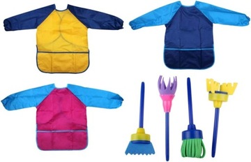 7 szt. dzieci sztuka smock zestaw obraz smock wod