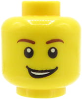 LEGO głowa / główka figurki - mężczyzna, uśmiech