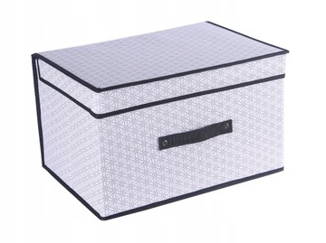 Organizer pojemnik do szafy z pokrywką 50x40x30CM CIEMNOSZARY