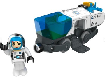 Игривый деревянный поезд космическая станция 75 шт.