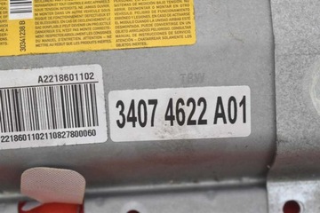 AIRBAG ULOŽENÍ VZDUCHOVÁ ŘIDIČE A2218601102 MERCEDES TŘÍDA S W221 05-09