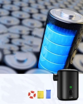 Elektryczna Pompka Materaca Pontonu Basenu 3000mAh