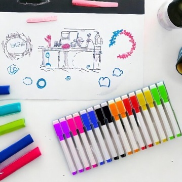 16 МАРКЕРОВ СУХОГО СТИРАНИЯ МАРКЕРЫ