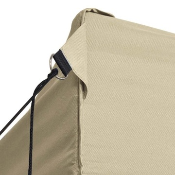 Раскладная палатка с 3 стенками, 3 х 4,5 м, кремовая