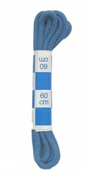 Sznurowadła okrągłe cienkie 2 mm 60cm niebieskie