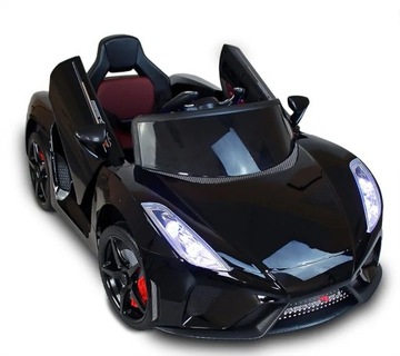 Кабриолет аккумуляторная машинка LAMBO BLACK PAINT JUST DRIVE детская машинка
