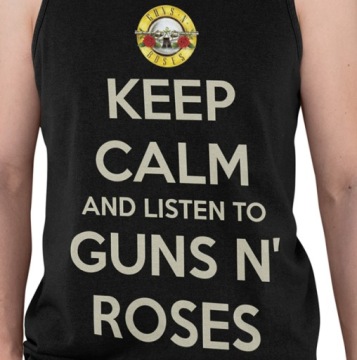 МАЙКА HORROR/ROCK KEEP CALM GUN'S N ROSES