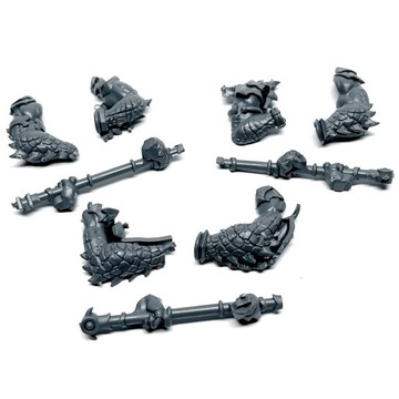 M63 AoS SERAPHON KROXIGOR ręce z drzewcami bez głowni SLAM 3 szt.