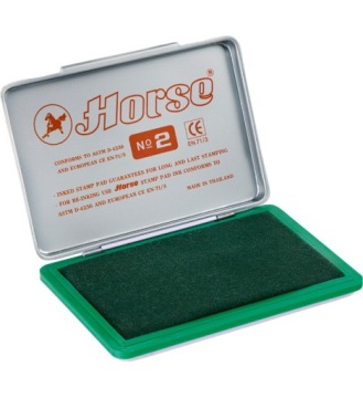 Poduszka do stempli HORSE nr 2 110X70mm ZIELONA