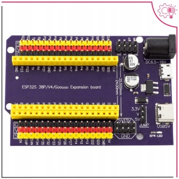 ESP32 38-контактный адаптер для плат прототипирования ESP Terminal Shield