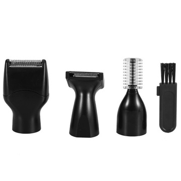 4 w 1 akumulator elektryczny męski depilacja nosa