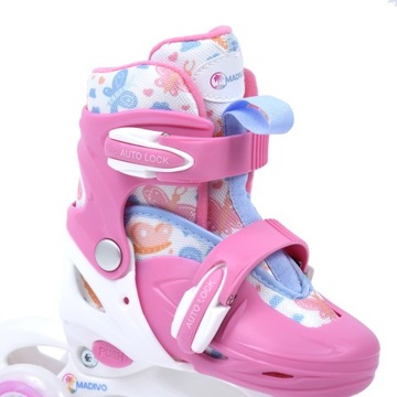 Роликовые коньки MADIVO 2в1 / Регулируемые роликовые коньки 26-29