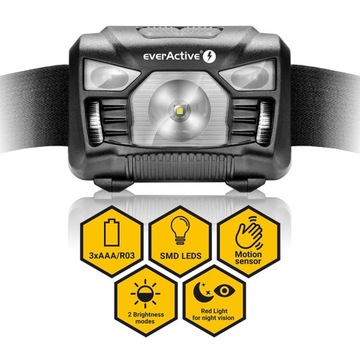 Налобный фонарь EverActive RED LED LIGHT