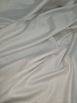 TKANINA OBRUSOWA 170 KOMUNIE CHRZCINY MATERIAŁ BŁYSK SREBRNA NITKA 0,5MB