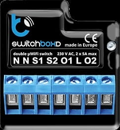 BLEBOX switchboxD - PODWÓJNY WYŁACZNIK 230V