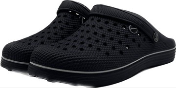 Мужские легкие садовые шлепанцы Crocs темно-синего цвета, размер 47
