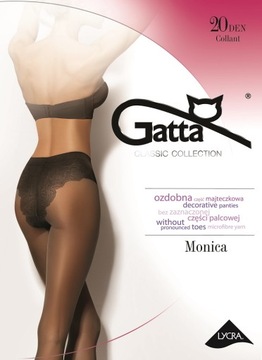 Rajstopy microfibra Gatta Monica 20 den Nero 3 (M)