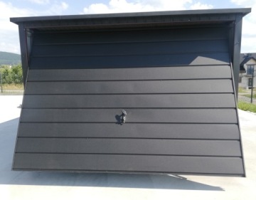 Гараж, серия LUX, цветной 3х6м, широкая жестяная панель