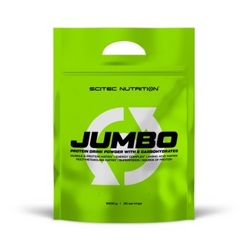 SCITEC JUMBO 6600G WANILIA GAINER MASA SIŁA SKŁAD