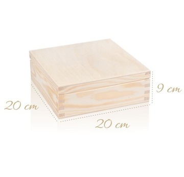 Деревянная шкатулка с посвящением в подарок.