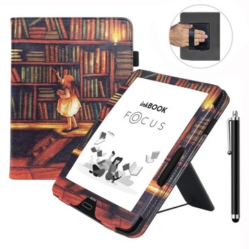 ETUI CASE SKÓRZANE GRAFICZNE do INKBOOK FOCUS 7.8