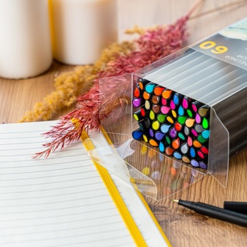 FINELINER НАБОР ЛИНЕРОВ ИЗ 60 ЦВЕТОВ Ручки для рисования 0,4 мм