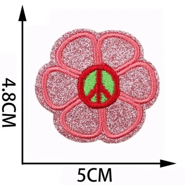 РОЗОВЫЕ ТЕРМОЗАШИВКИ ДЛЯ ВЫШИВКИ РЮКЗАК ОДЕЖДЫ 21 ШТ.