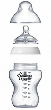 Антиколиковая бутылочка Tommee Tippee 150 мл + 150 мл, бесплатная соска 0м+