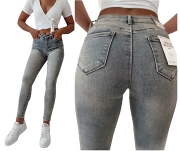 Jeansy spodnie damskie M Sara modelujące PUSH UP XS/34 rozmiary VINTAGE