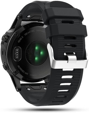 ЧЕРНЫЙ Быстрый силиконовый ремешок для Garmin FENIX 6X PRO