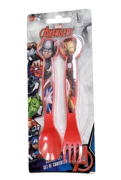 Sztućce AVENGERS łyżka + widelec nowe dziecięce
