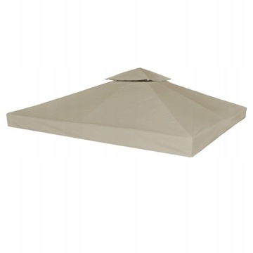 Zadaszenie altany, 2-poziomowe, 310 g/m², 3 x 3 m