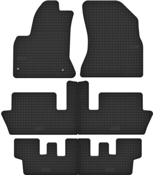 Gumové koberce pro Citroen C4 Picasso I (7 Osob) (2006-2013) Dedikované
