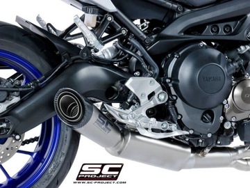 Выхлопная система SC-Project S1 титан Yamaha MT-09 (2017 – 2020 гг.)